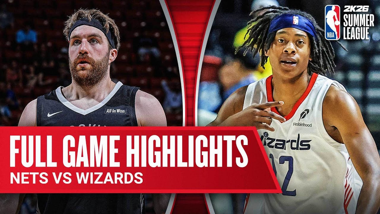 NETS vs WIZARDS | NBA SUMMER LEAGUE | FULL GAME HIGHLIGHTS | July 13, 2025