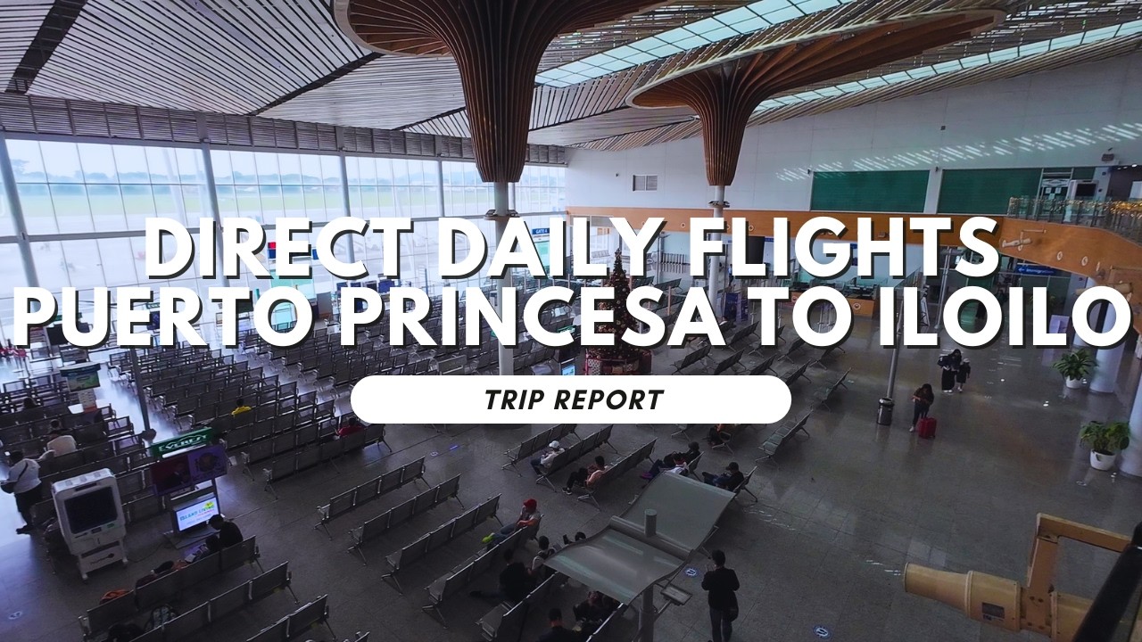 Direct Daily Cebu Pacific Flight from Puerto Princesa, Palawan to Iloilo with 5J262 | Trip Report