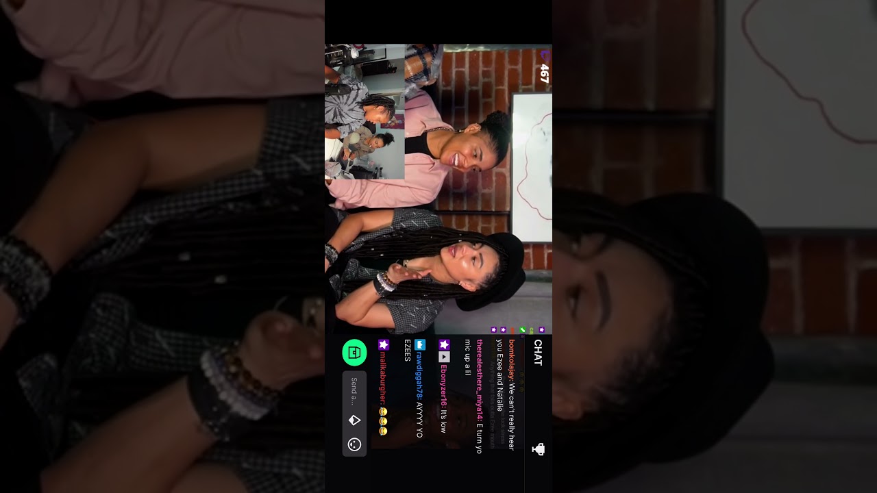 Young Ezze live on twitch with Natalie