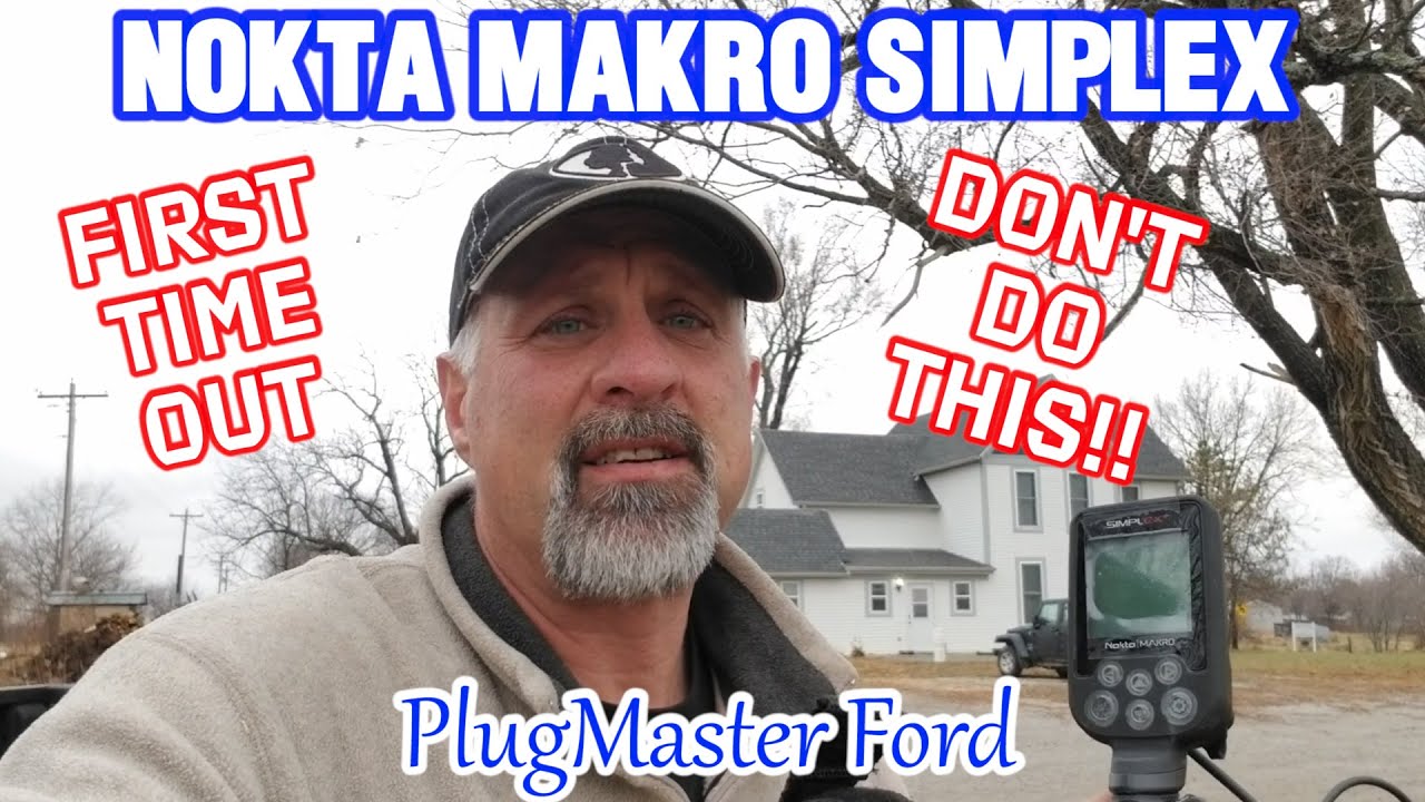 SIMPLEX Metal Detector | DON'T DO THIS on your FIRST time out! | PlugMaster Ford