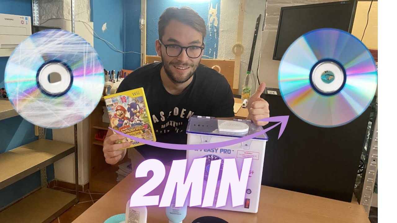 Zerkratzte Spiele zu 100% KRATZFREI in 2 Minuten | Resellingmitkopf