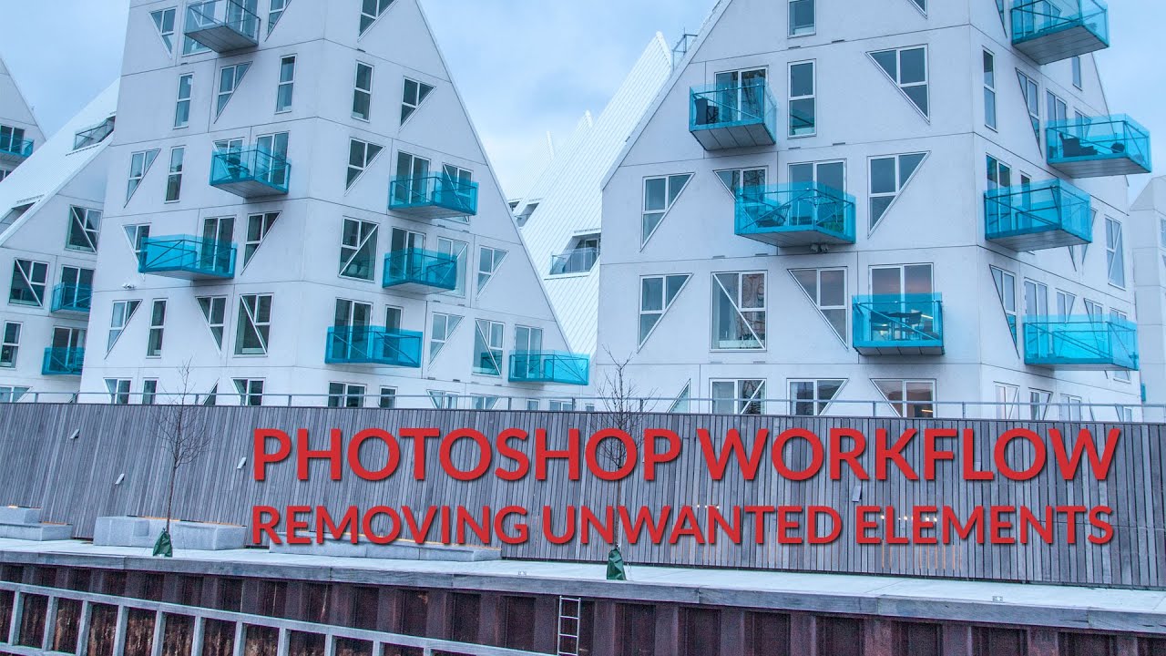 How to remove unwanted elements in Photoshop CC