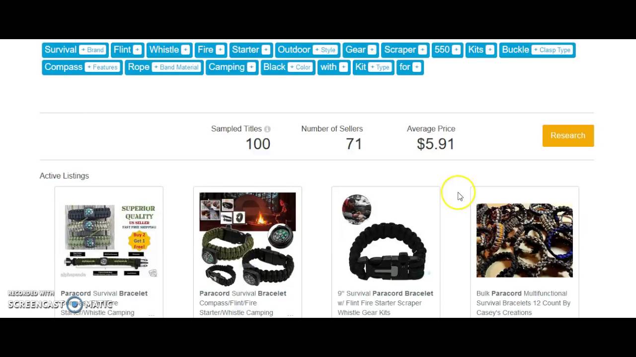 Terapeak NEW eBay SEO Feature - Find Keyword Ideas & New Product Ideas