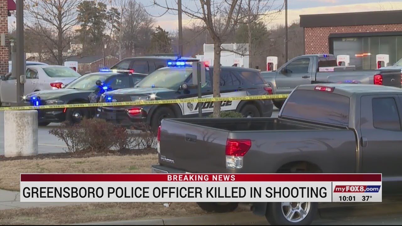 Greensboro police sergeant killed after witnessing crime, confronting suspect in Colfax
