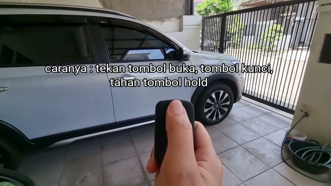 All New Honda BRV 2022 Prestige : Menghidupkan Mesin Dengan Remote