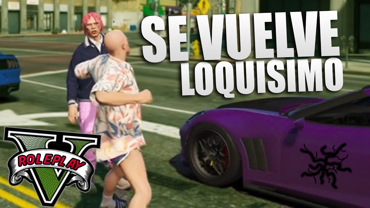 SE VUELVE LOQUISIMO POR CHOCARME CON SU COCHE EN GTA V ROLEPLAY #186