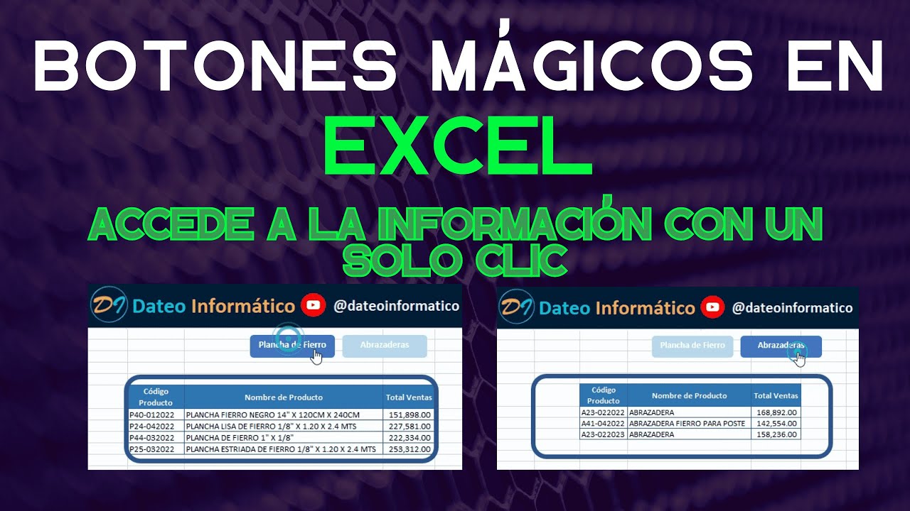 Crea botones en Excel para una experiencia de usuario única