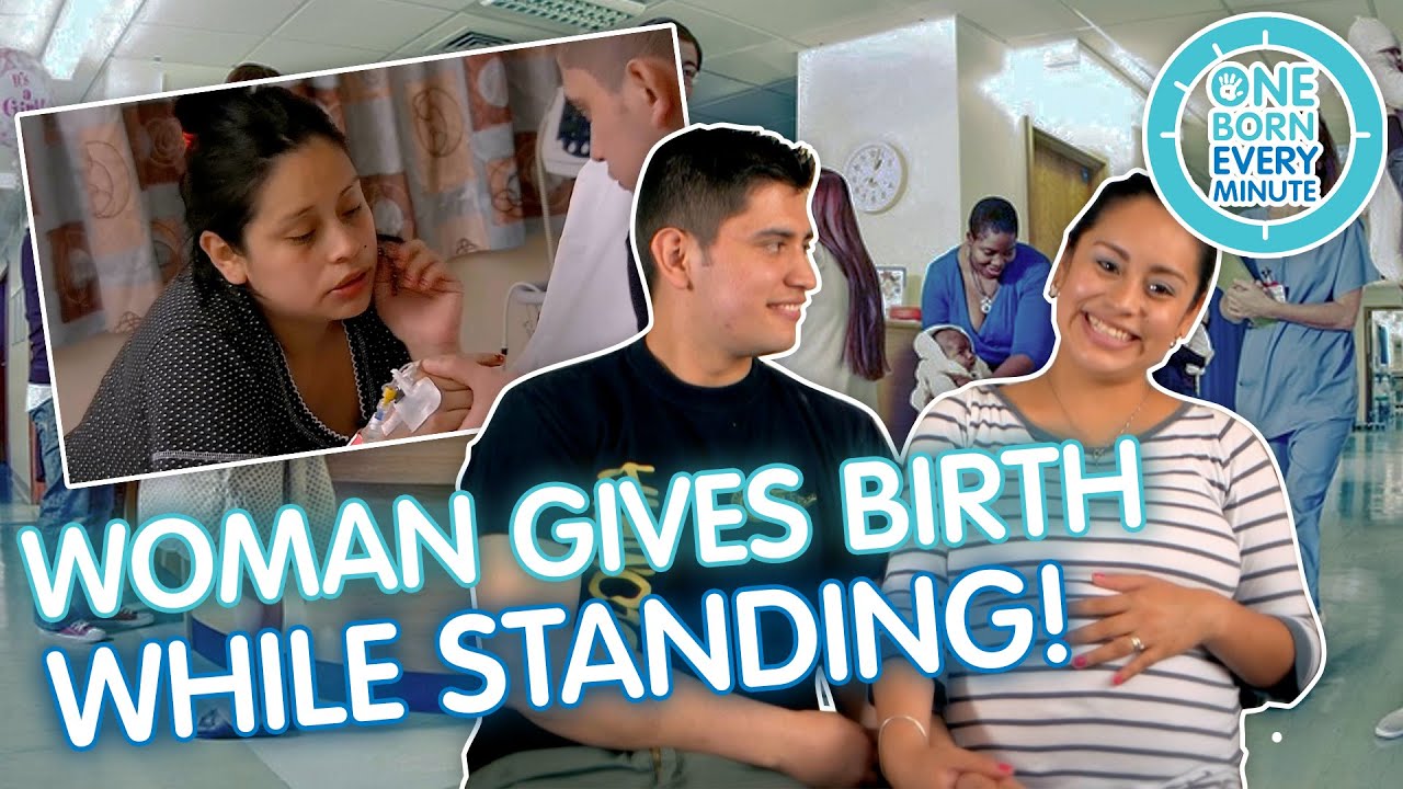 Long Labour Process: Strong Woman Gives Birth While Standing | One Born Every Minute