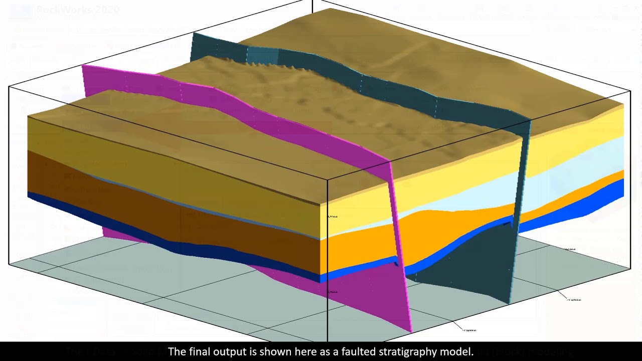 RockWorks2020 Faulting