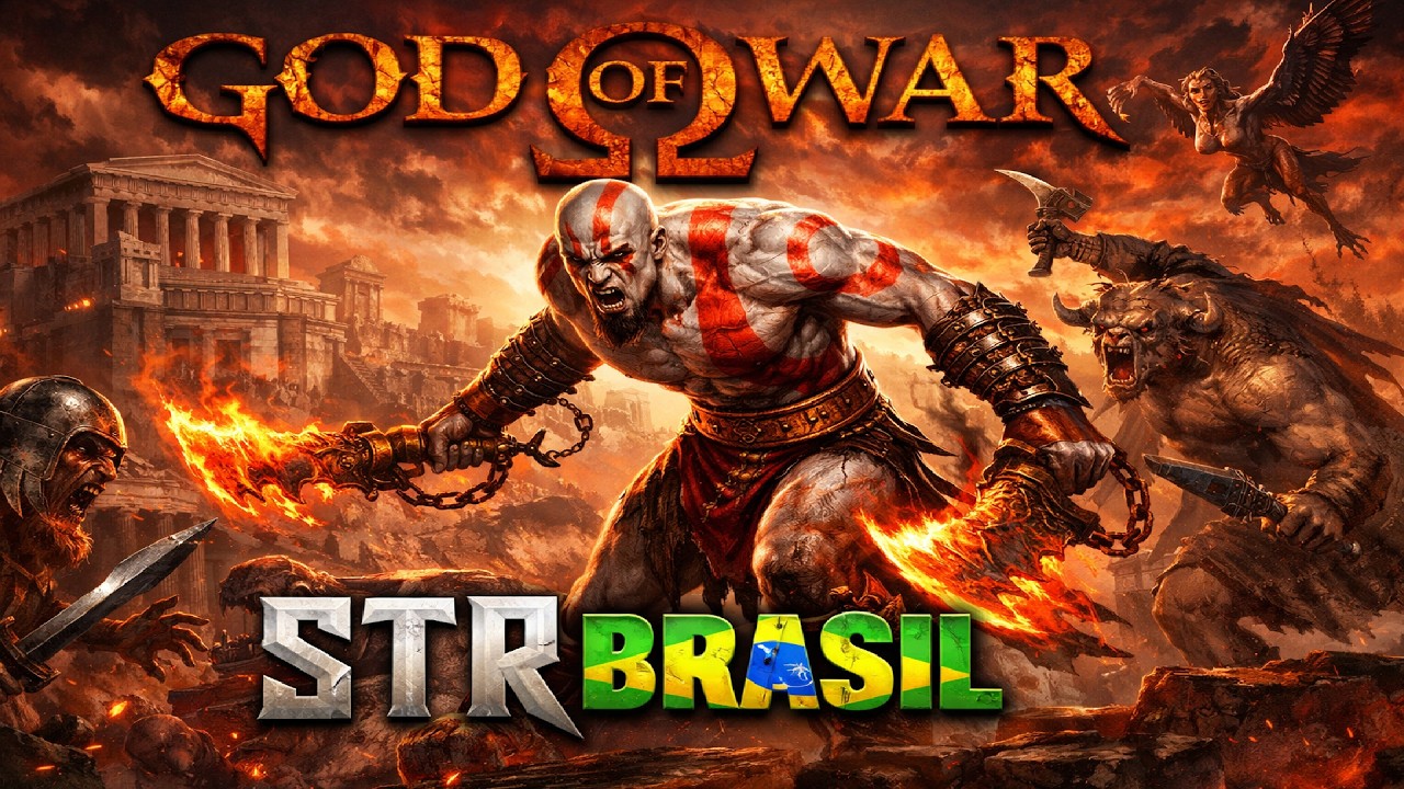 GOD OF WAR 1 STR BRASIL, PARTIU!