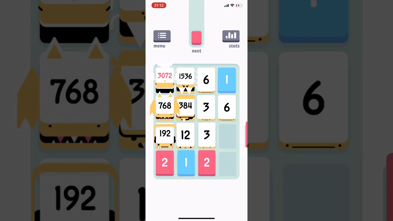 Threes! 6144, scored 561,102