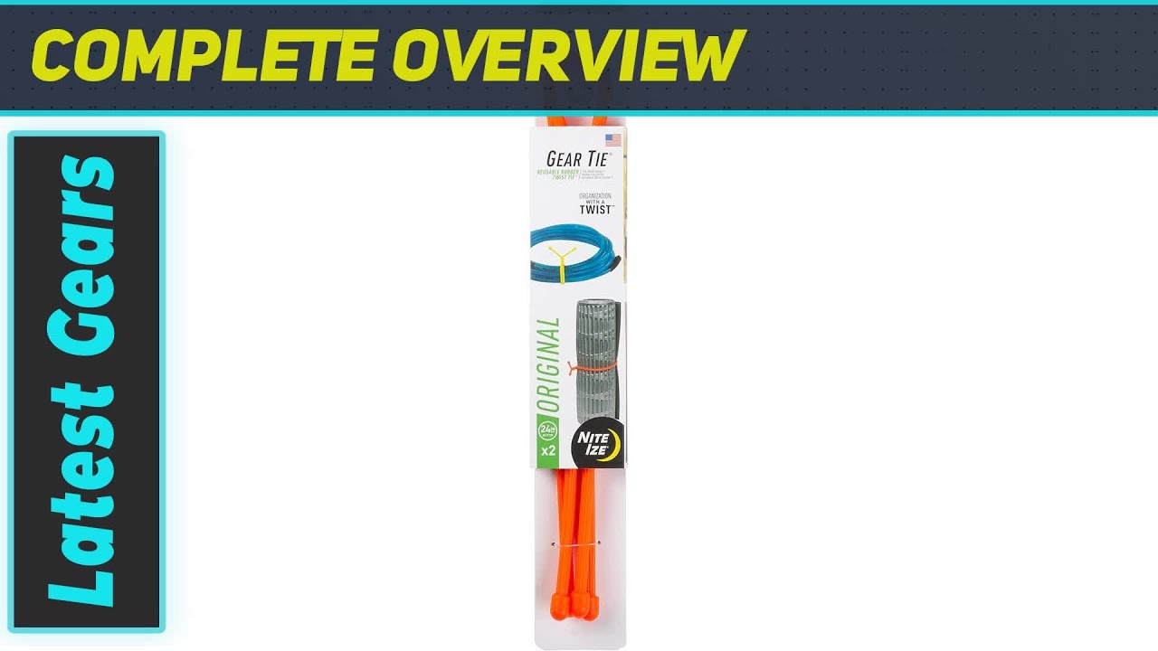 Nite Ize Gear Tie Review: Best Reusable Twist Ties for Any Task!