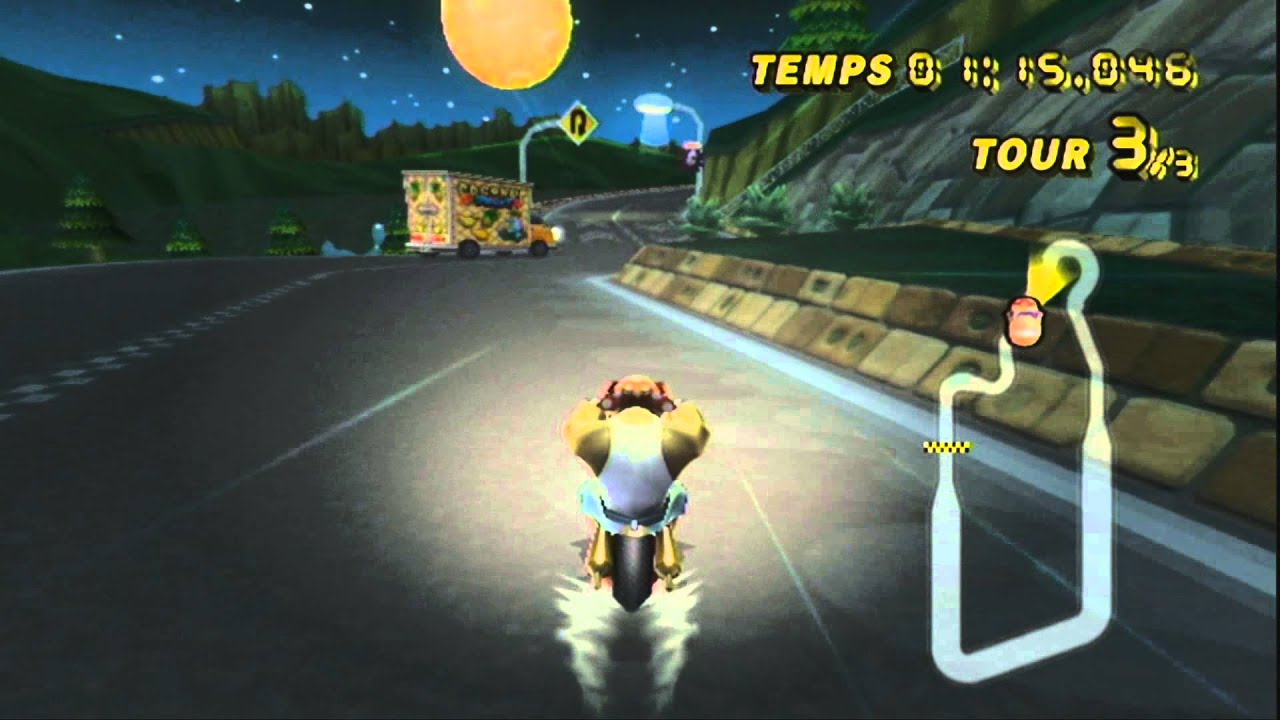 [MKWii 3 Laps] Moonview Highway - 1'43