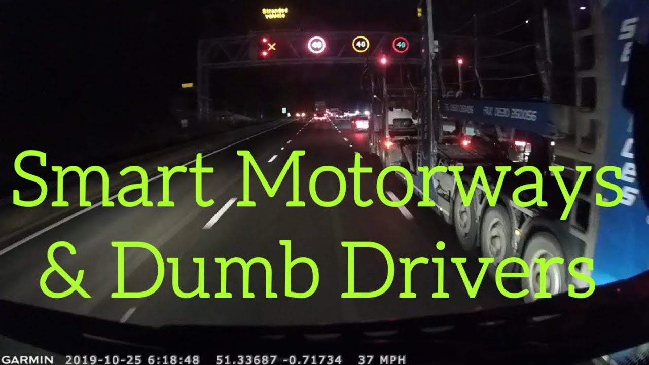 UK HGV dashcam - Smart Motorways are Dangerous