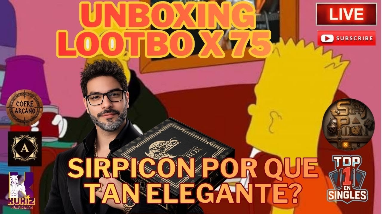 UNBOXING 75 LOOTBOOX SIRPICON TCG