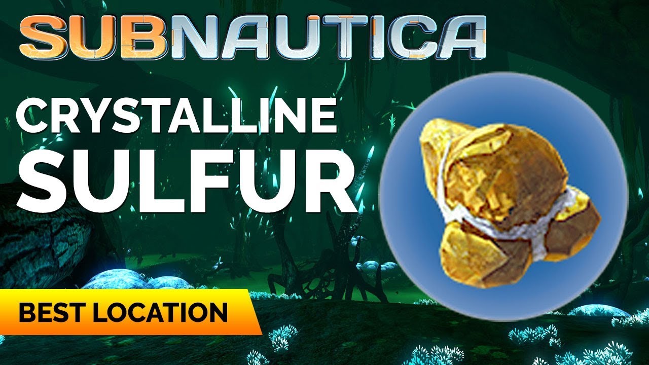 Subnautica Где найти кристаллическую серу