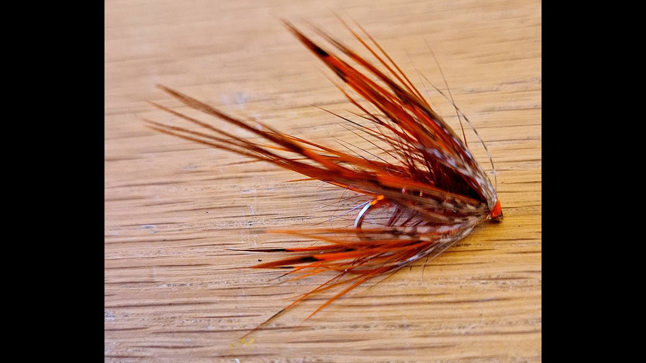 Tying a Fiery Brown wet mayfly with gamefishingireland