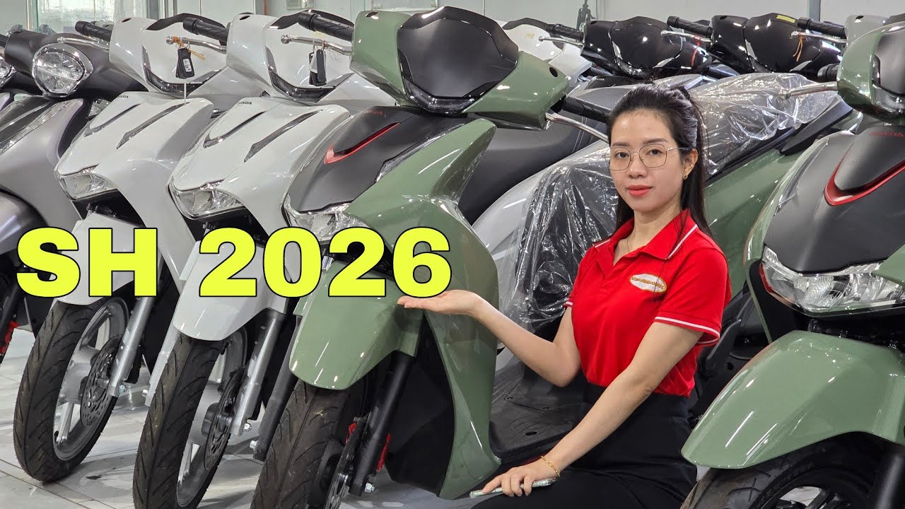 Giá Xe SH Mẫu 2026 Hôm nay SH125i SH160i Về Đủ Màu Hấp dẫn | Mỹ motor 