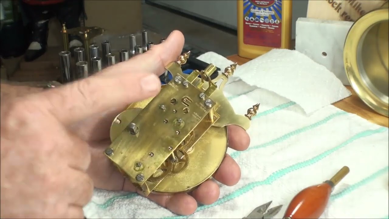 Part 1 Cleaning a 1951 Welby Anniversary Clock