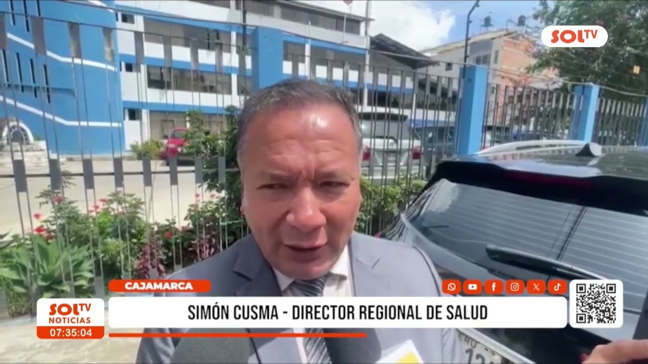 Cajamarca: director regional de salud informa situación de hospitales