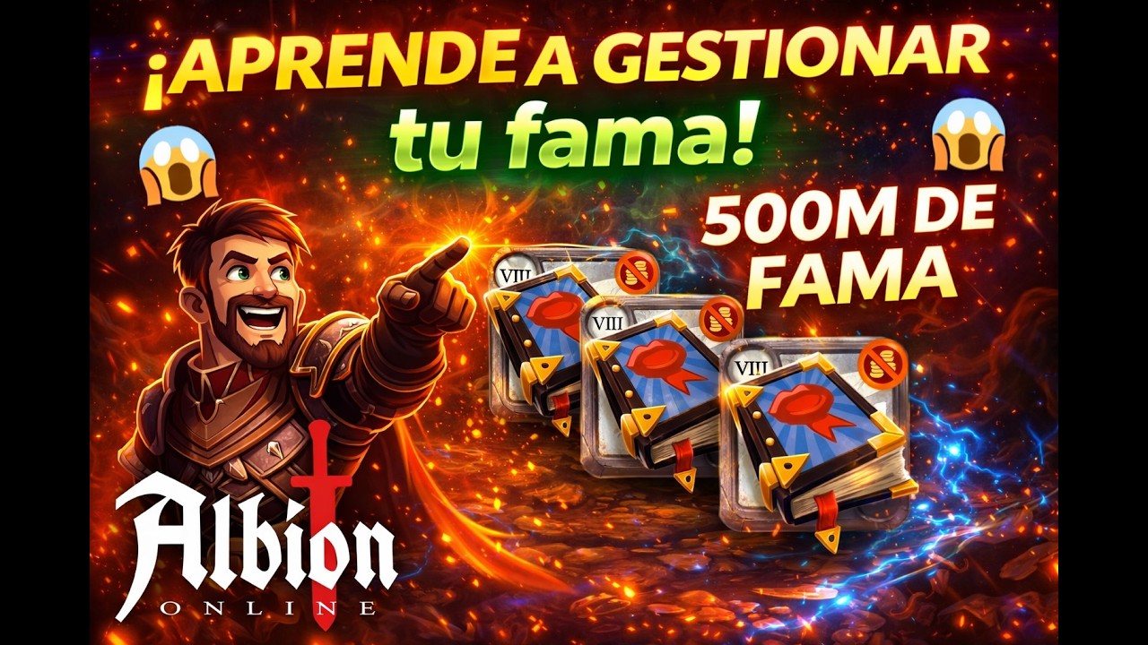 📊 Fama, Tomos y Fame Credits | C&oacute;mo subir eficiente Albion Online 2026