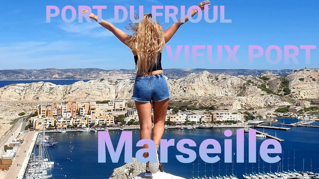 PORT FRIOUL - VIEUX PORT - BALADE EN BATEAU/ TO PORT FRIOUL FROM PORT VIEUX  MARSEILLE[4K]
