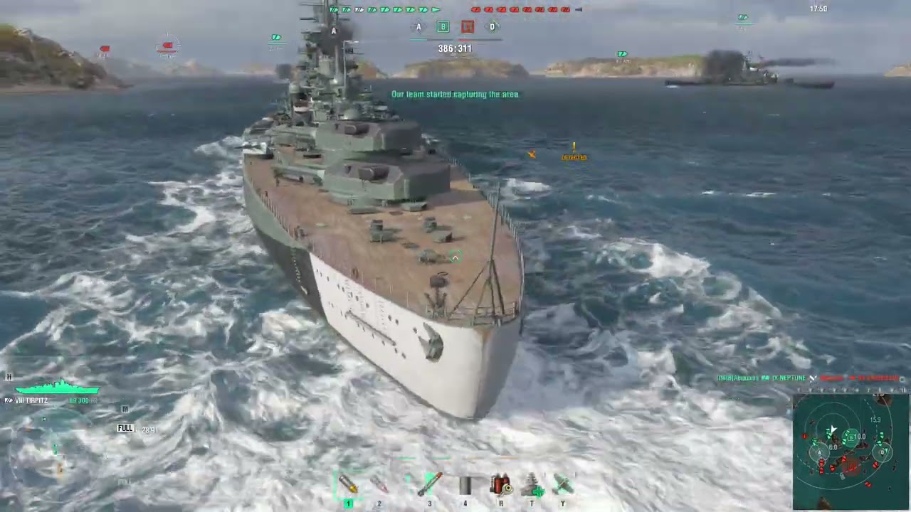 world of warships tirpitz gameplay