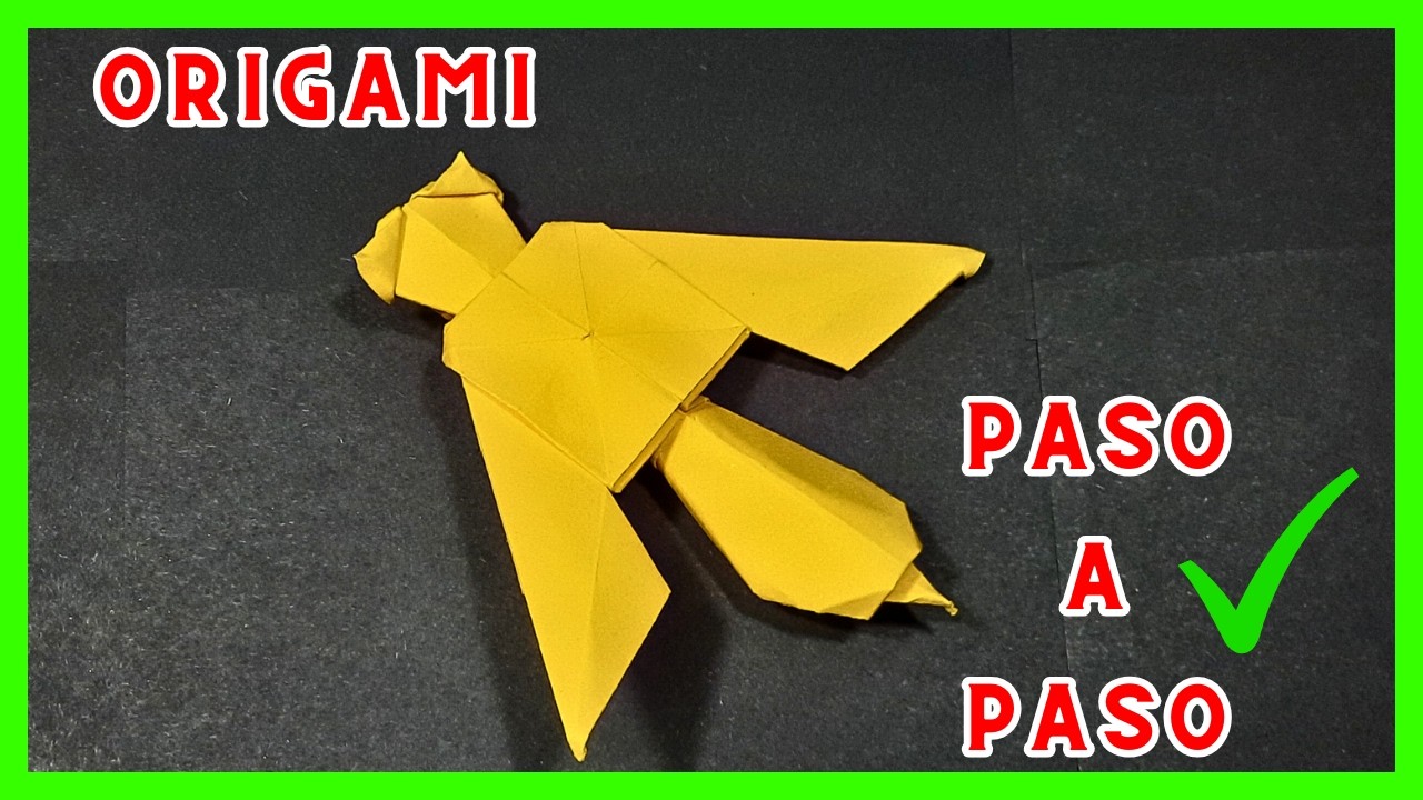 ⩥ Cómo hacer una AVISPA de ORIGAMI