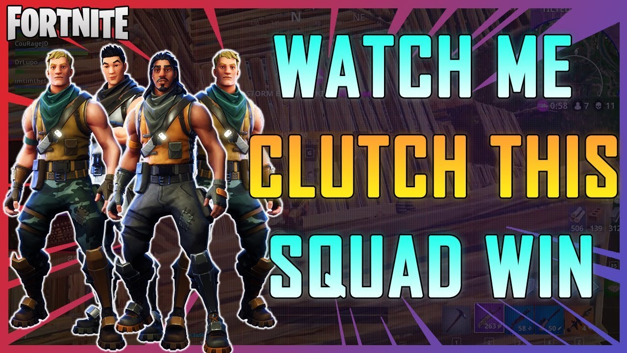 Fortnite - Clutch this Win - ft. DrDisrespect, CouRageJD, and TimTheTatMan - May 2018 | DrLupo