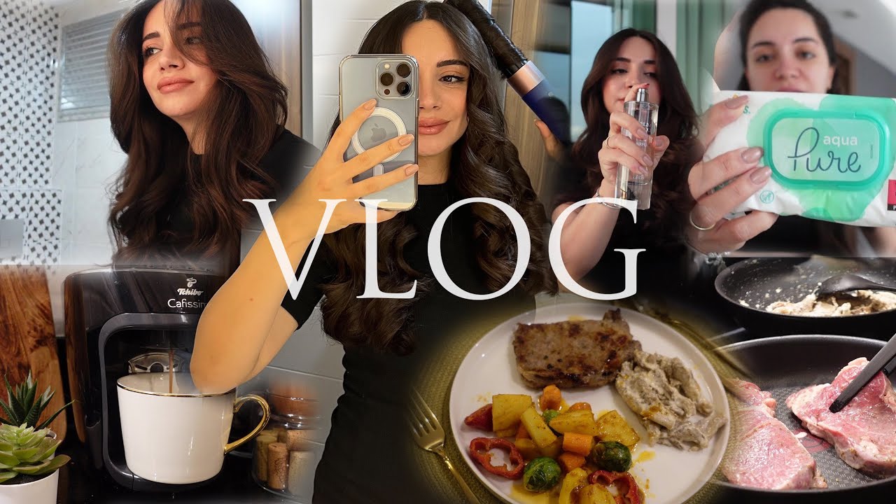 VLOG | GÜNLÜK DÜZEN İŞLERİ | GÜNÜN MENÜSÜ | DANA ANTRİKOT, İSTİRİDYE MANTARI | BEBEK BAKIM ÜRÜNLERİ