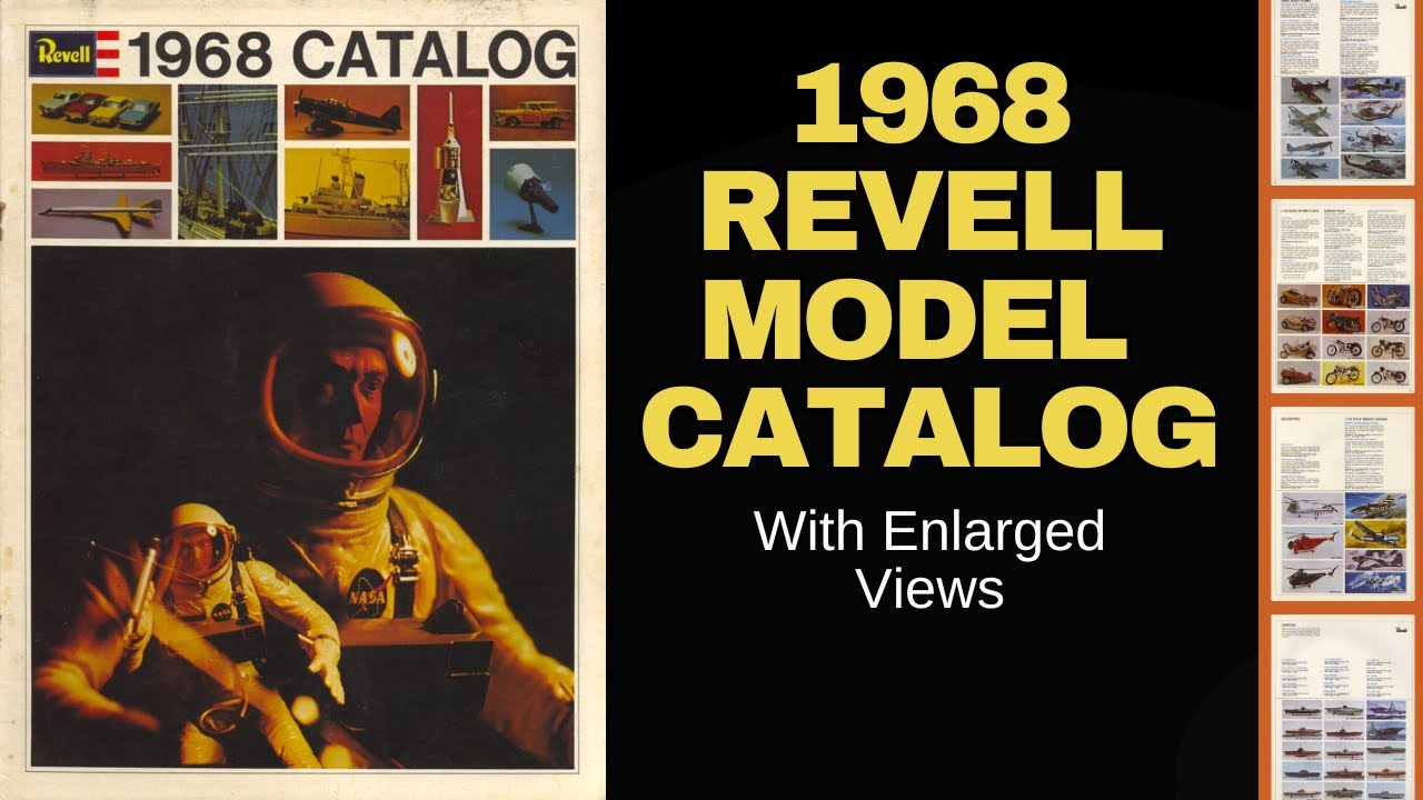 1968 Revell Model Catalog — Classic Kits & Vintage Box Art