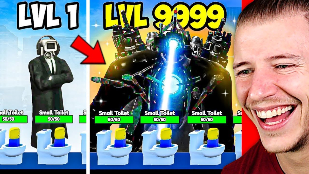 CAMERAMAN auf *MAXIMAL* Level UPGRADEN (ULTRA STARK) in Roblox