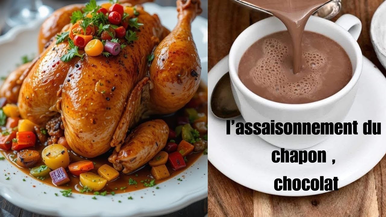  l’assaisonnement du chapon , chocolat, chaud,, brioche ￼