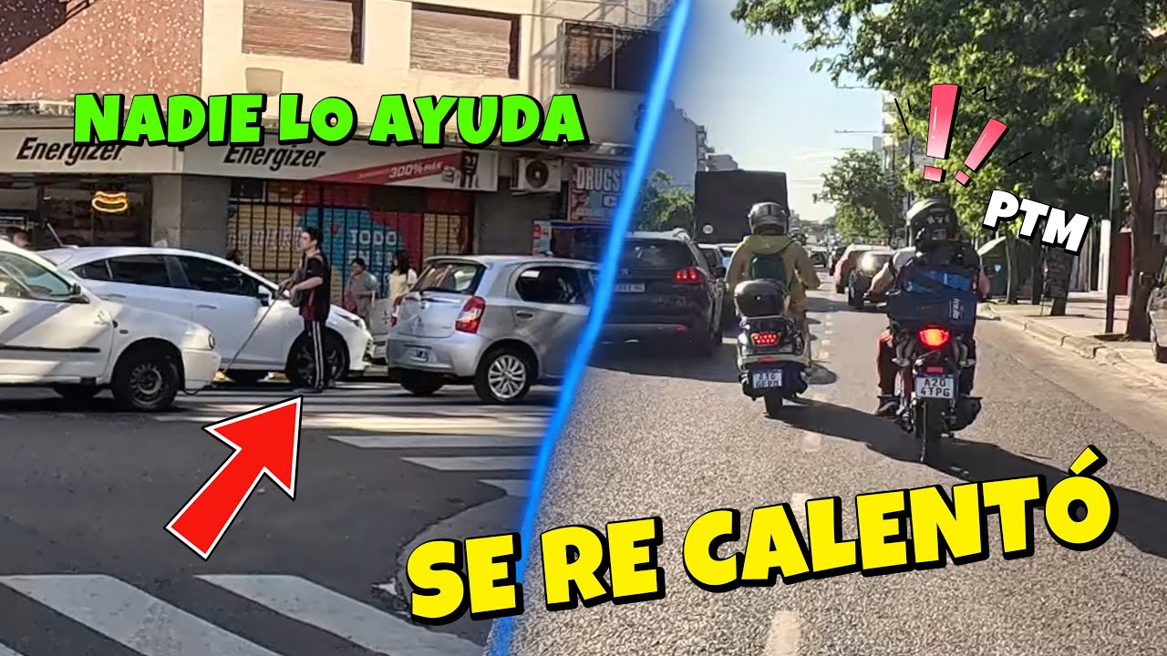 CIEGO INTENTA CRUZAR Y NADIE LO AYUDA😟 Le PASÓ UN SCOOTER Y SE RE ENOJA😱 / Observaciones Diarias 259