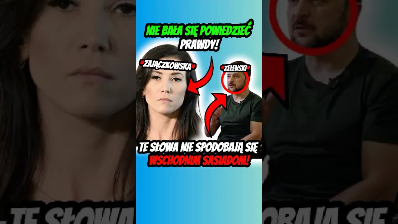 ZEŁEŃSKI NIEDOWIERZA! ZAJĄCZKOWSKA POKAZAŁA KLASĘ! TYMI SŁOWAMI ZSZOKOWAŁA! #polityka #konfederacja