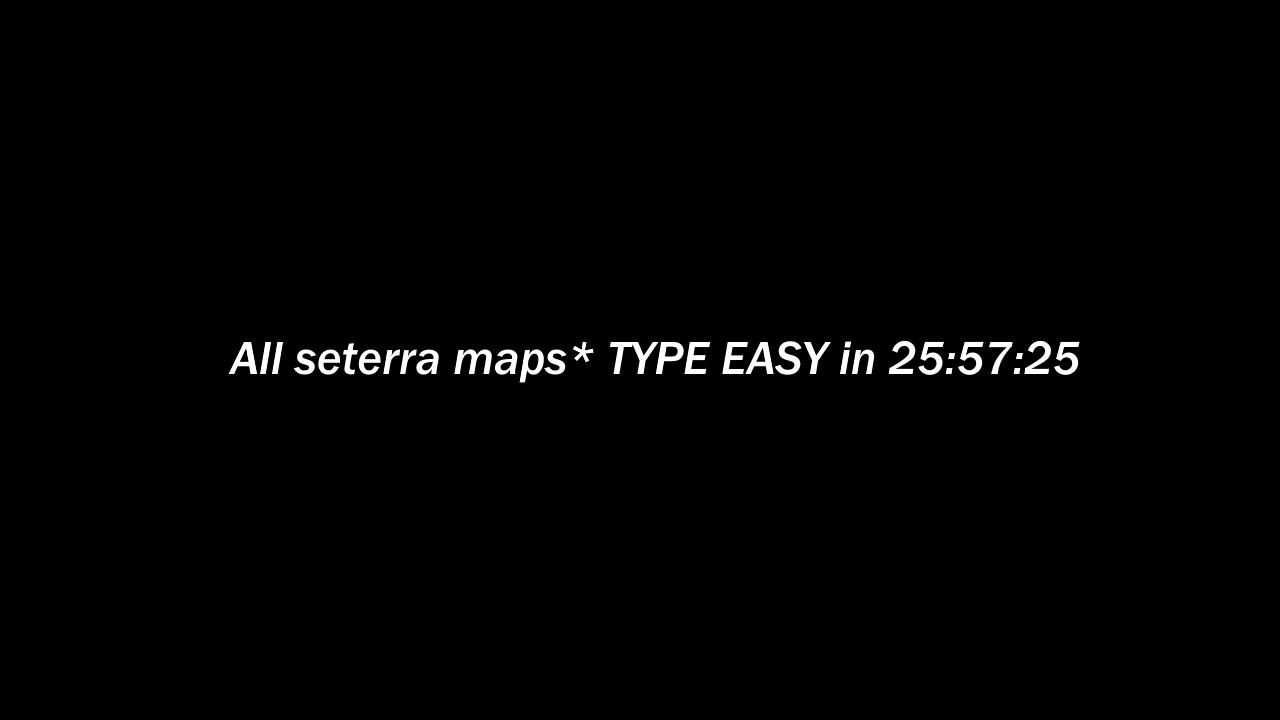 [1] seterra gg 1000% type easy