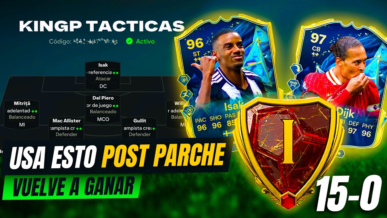 TÁCTICAS Y FORMACIÓN META Post Parche Para Hacer RANGO 1