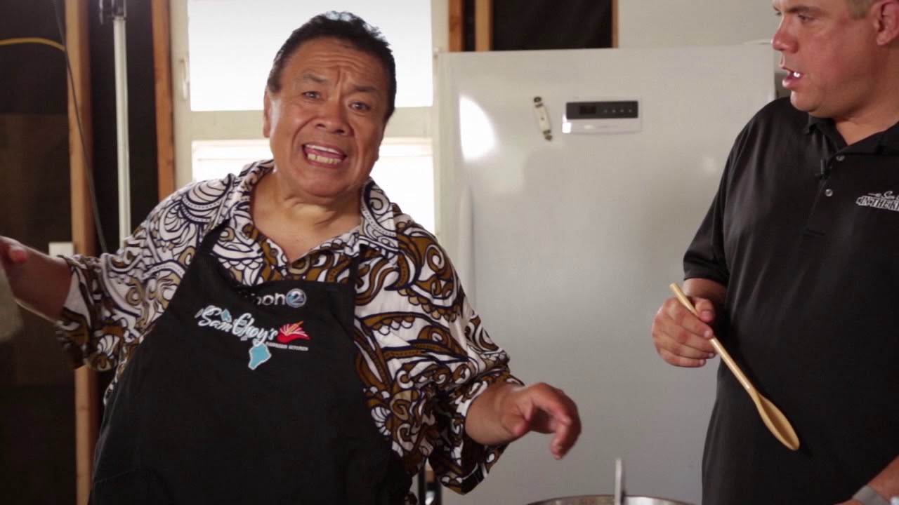 Sam Choy's in the Kitchen - Samoan Crab Salad, Chicken & Arabiki Kebobs [Episode ITK046]
