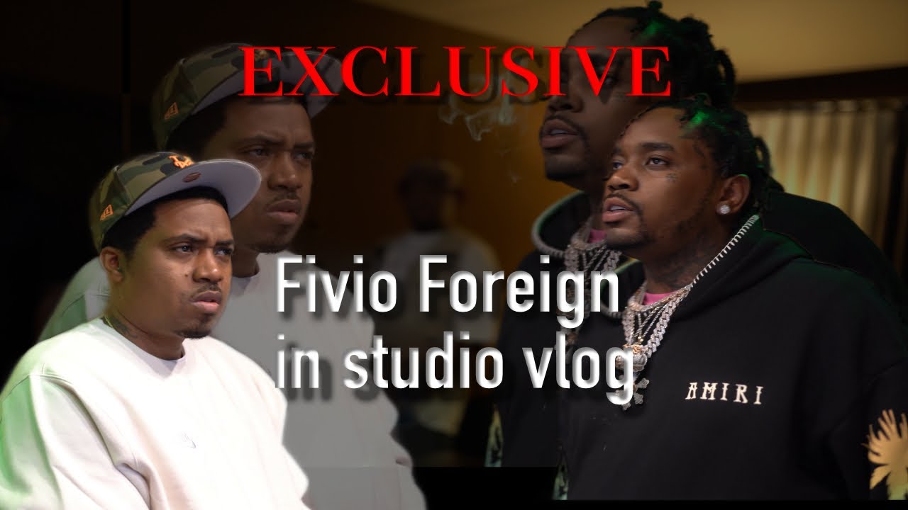 Fivio Foreign takes over Los Angeles | In studio vlog with Nas | Unreleased Music and more!