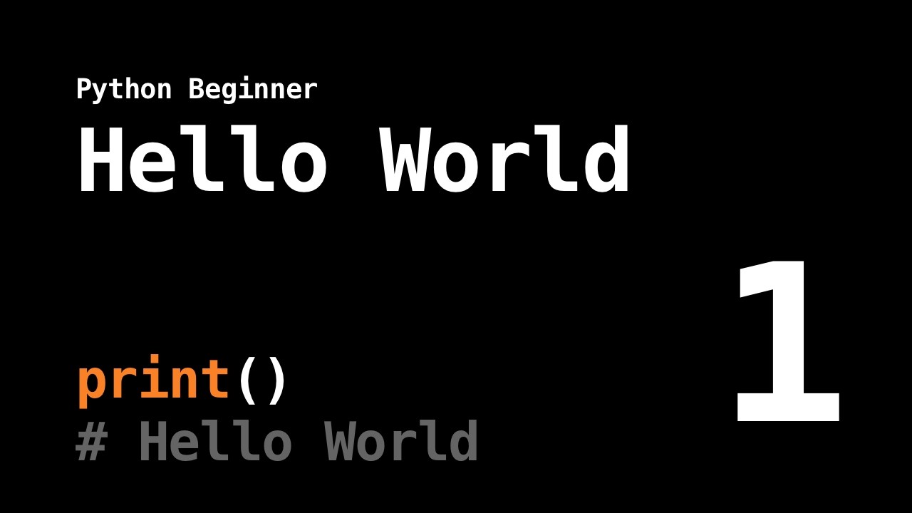 1 - Hello World