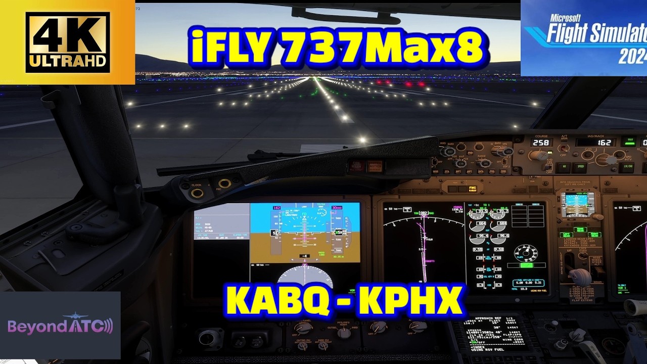 iFLY 737 Max 8 | KABQ - KPHX | Full Flight | MSFS 2024 | Southwest Virtual