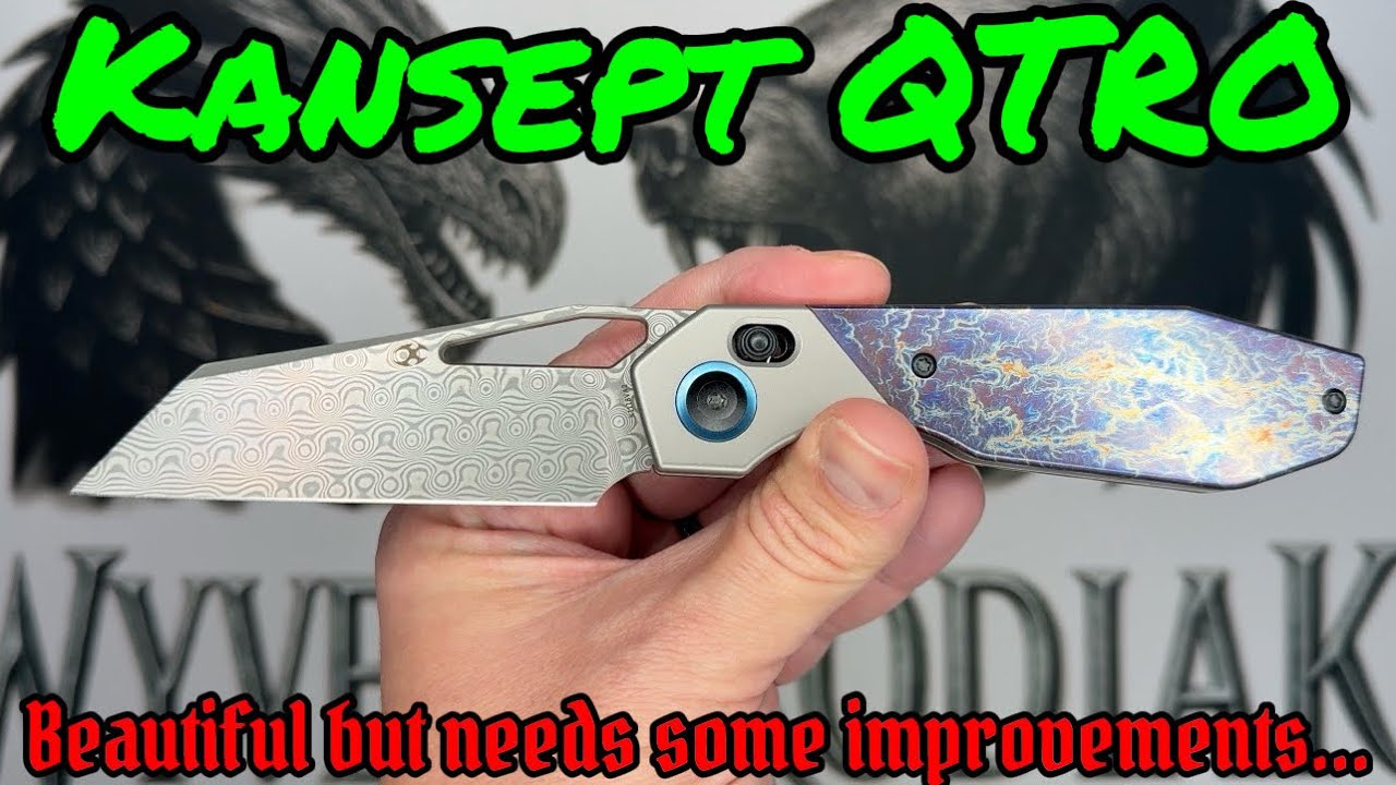 Kansept QTRO Review: Top‑Tier Fit & Finish, But Missing Some Details... #knifereview #edc
