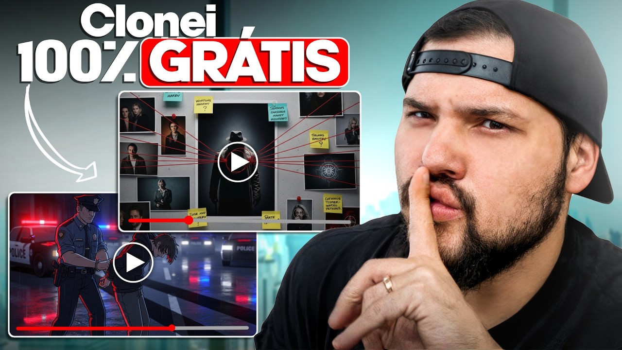 Clonei um Canal Milionário de Documentários 2D só com IA Grátis - (passo a passo)