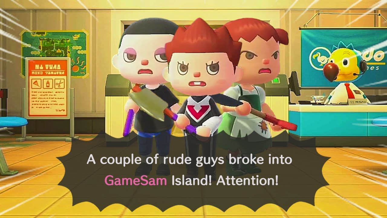 What Happens When Those Rude Visitors Break into Your Island