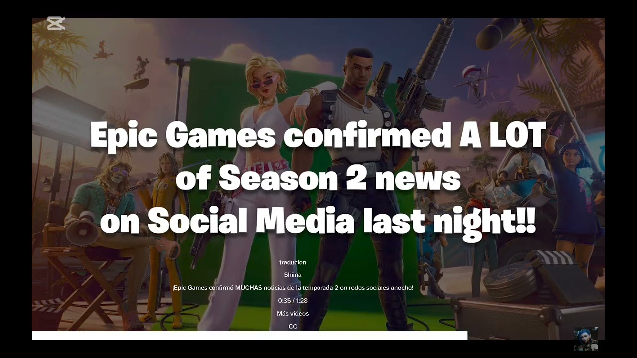 Traducion filtraciones de los SIETE #fornite 