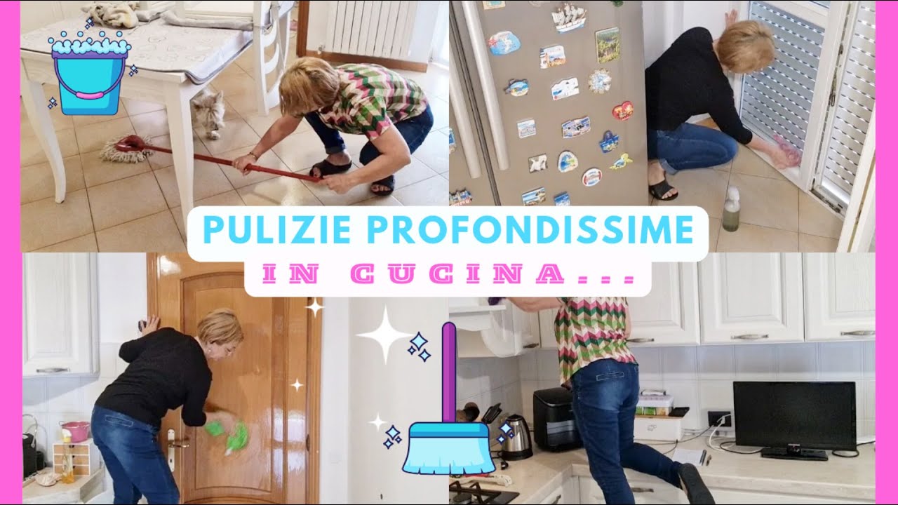 PULIZIA CUCINA DA CIMA A FONDO😱