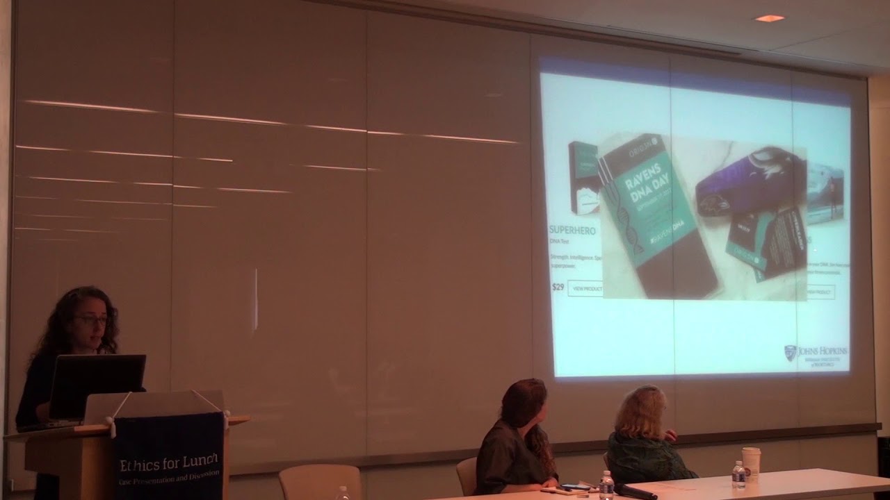 Ethics for Lunch: Direct to Consumer Genetic Testing