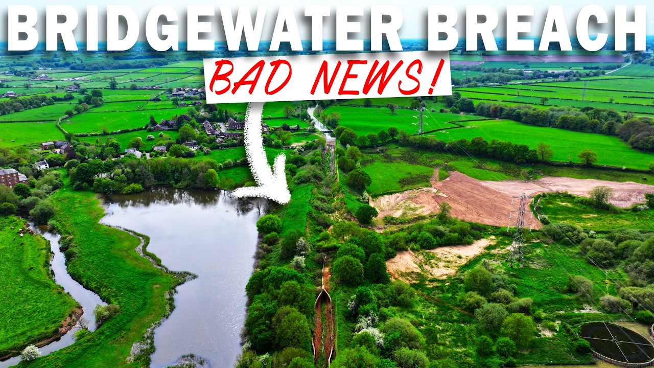 BAD NEWS! BRIDGEWATER CANAL BREACH LATEST UPDATE! I WAS VERY WRONG!