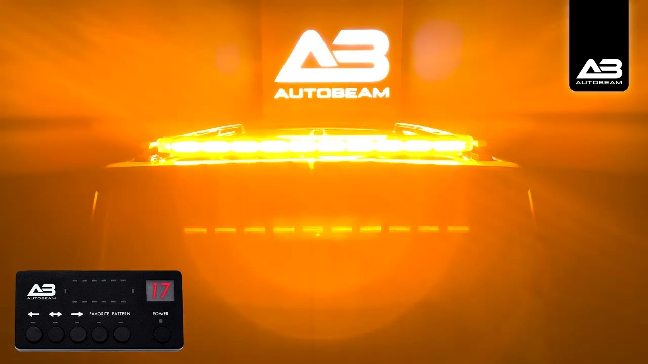 Autobeam | LED Light bar | Amber warning beacon