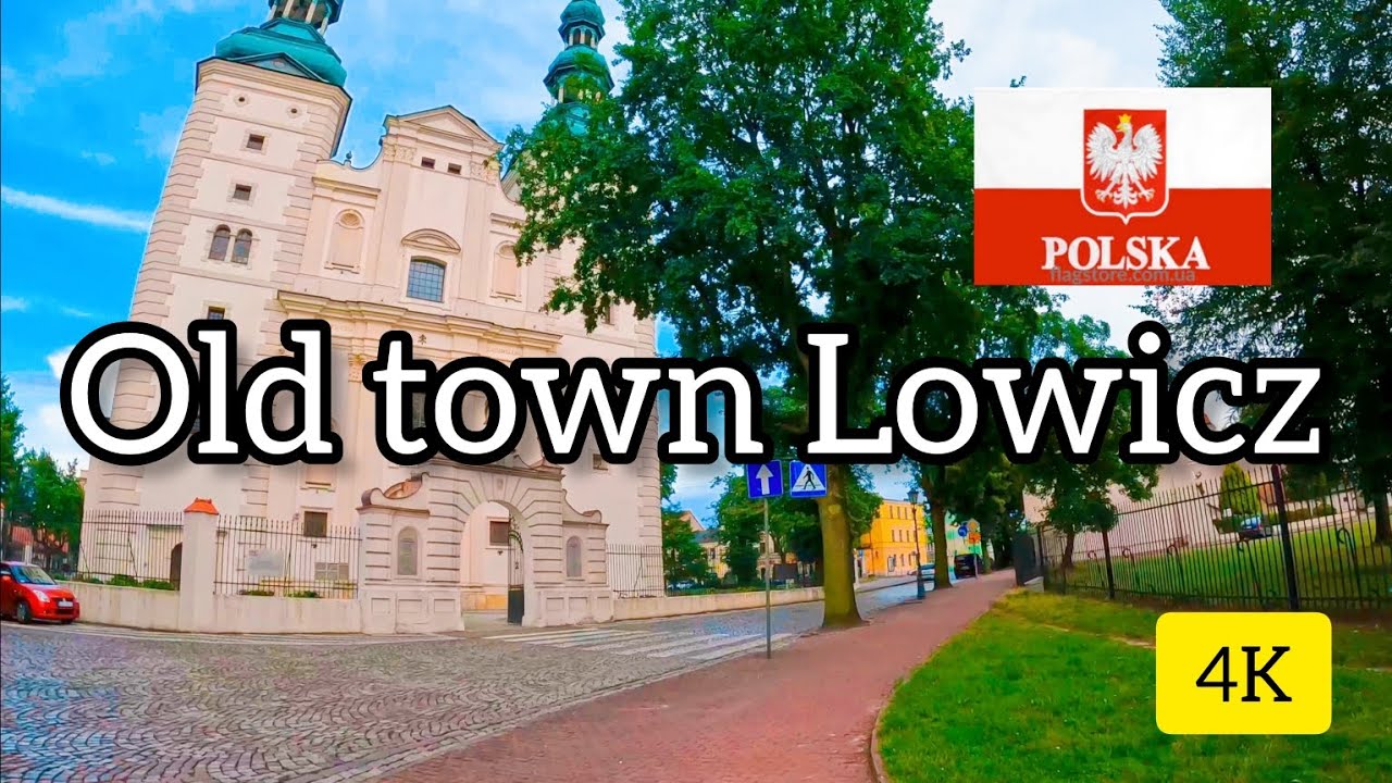 Poland , Old town Lowicz, walk